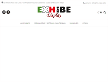 Tablet Screenshot of exhibedisplay.com.mx
